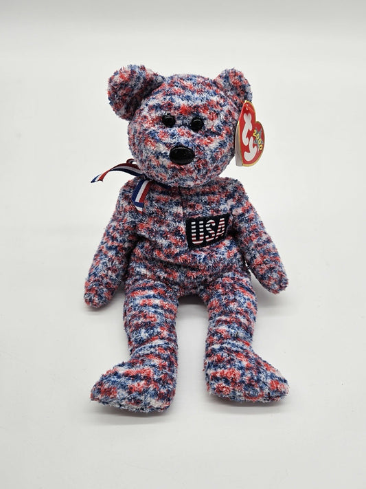 TY Beanie Baby - USA the Bear (USA Exclusive) (8.5 inch)