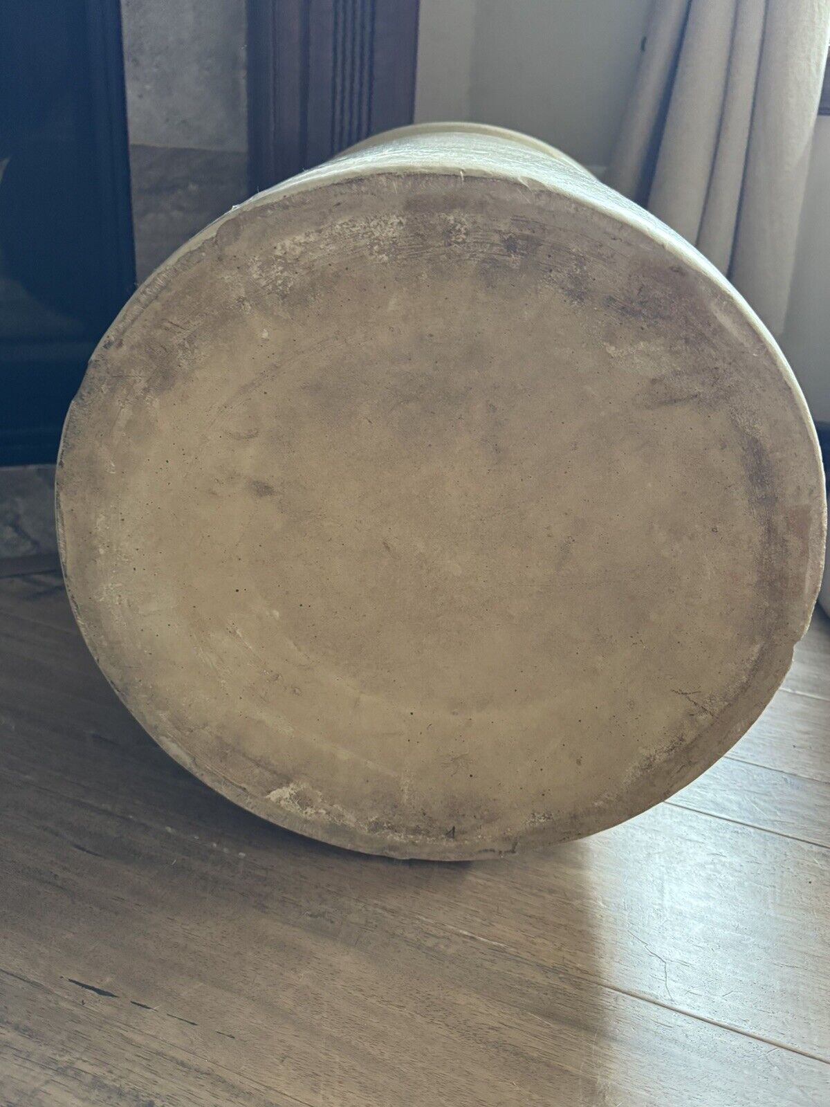 Antique 15 Gallon Birch Leaf Stoneware Antique Red Wing Crock