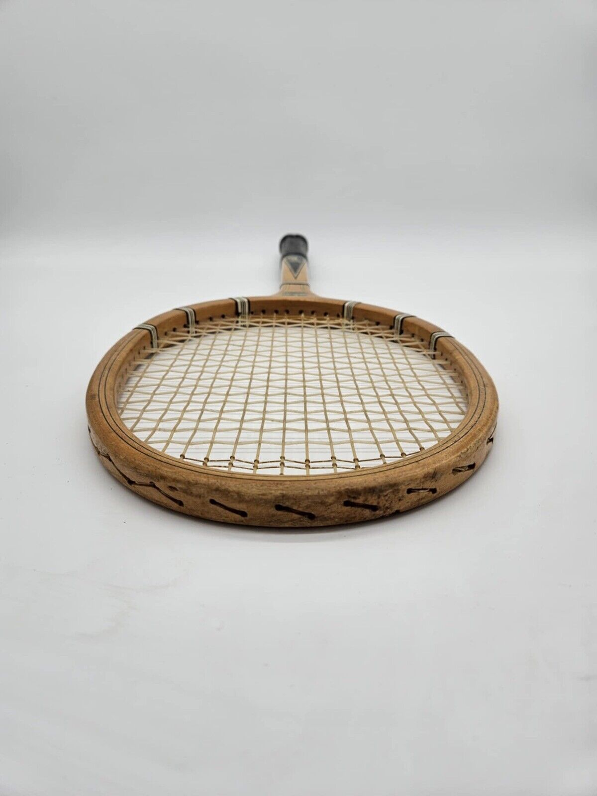 Vintage N.J. Magnan Aristocrat Wood Tennis Racquet
