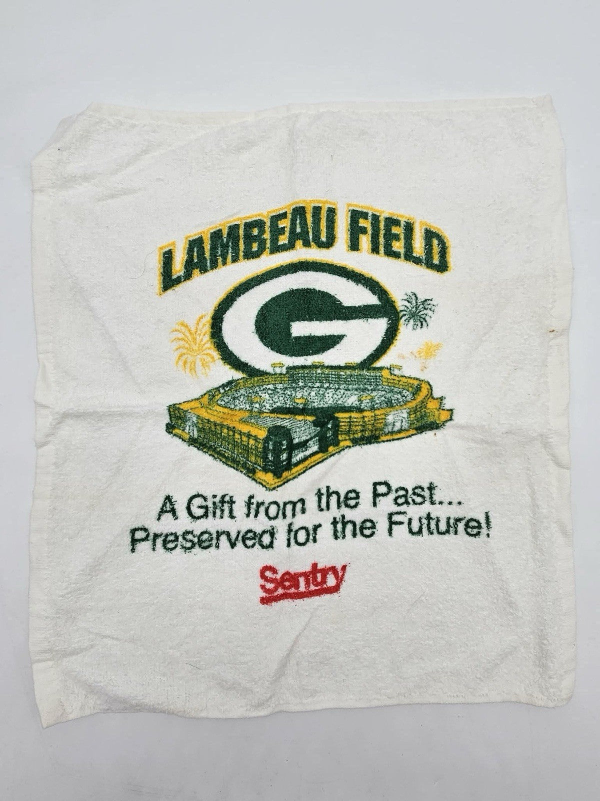 GREEN BAY PACKERS Playoff Game Lambeau Field Rally Towel NFL Football Vintage