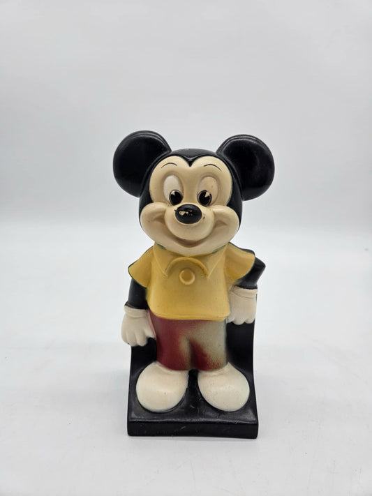 Vintage MICKEY MOUSE Piggy Bank Coin Bank Walt Disney Prod. Play Pal Plastics