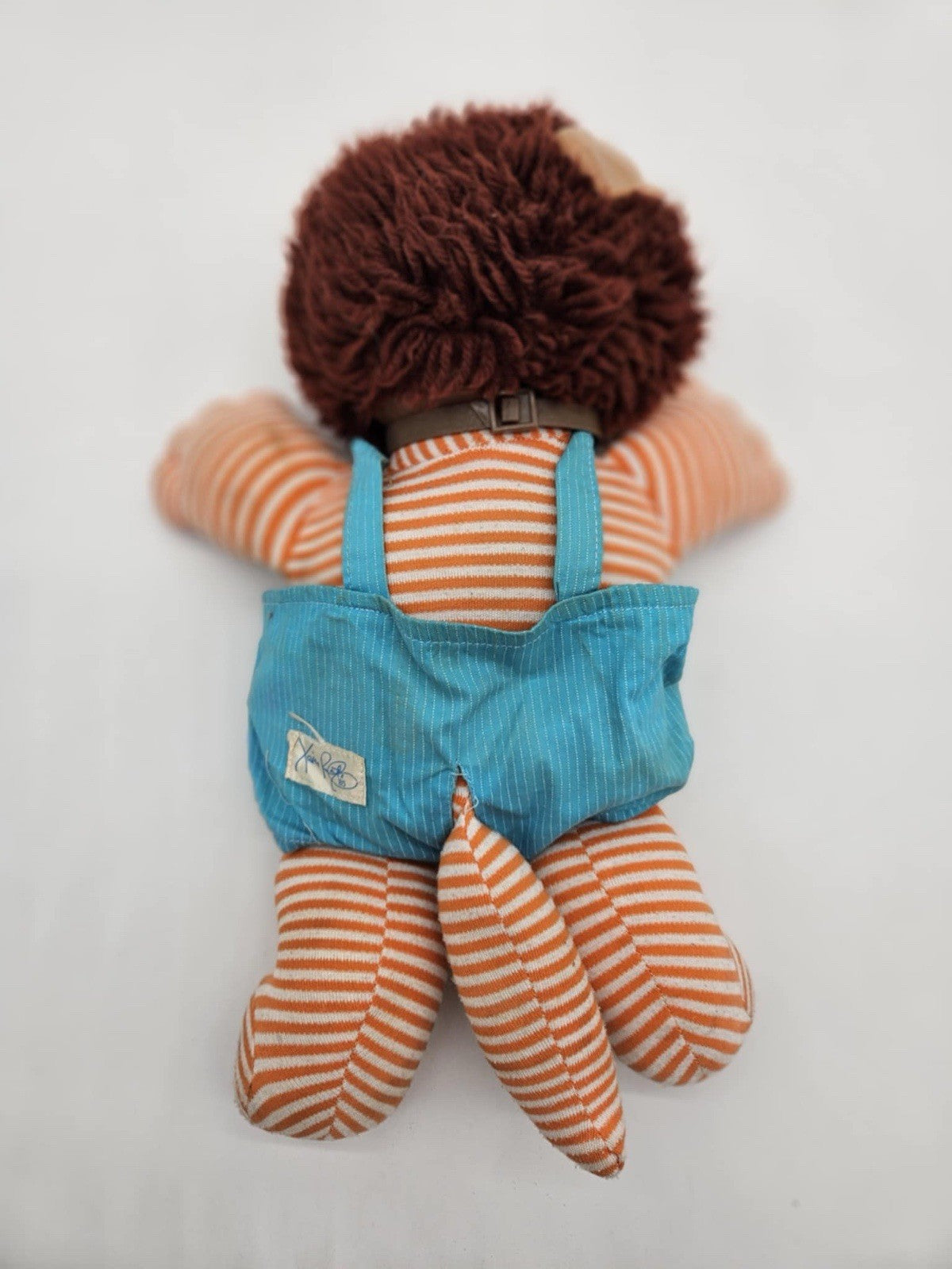 Cabbage Patch Kids CPK Koosas Dog Doll 15” Orange Stripe Stripe Vtg 80s 1983