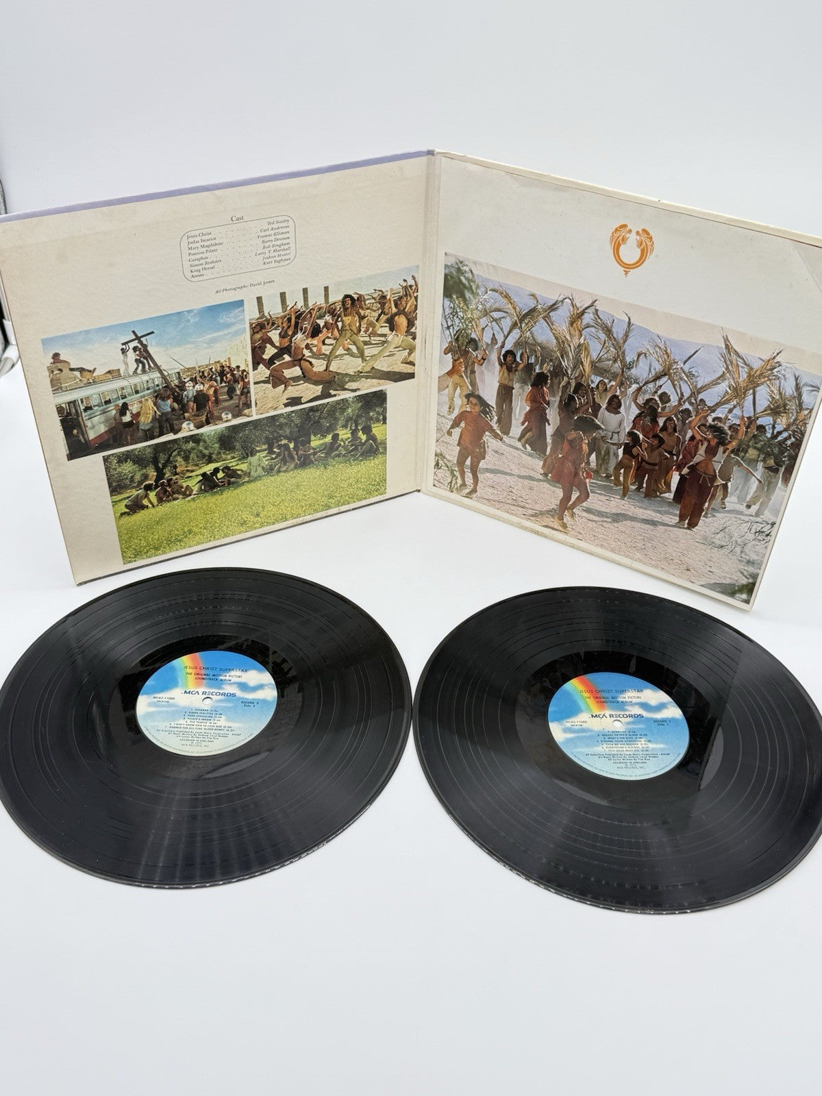 JESUS CHRIST SUPERSTAR Original Soundtrack 1973 2xLP Vinyl Record MCA 2-11000