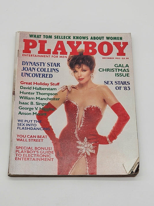 Playboy Magazine December 1983 🔥 CG Joan Collins 🔥 PM Terry Nihan 🔥