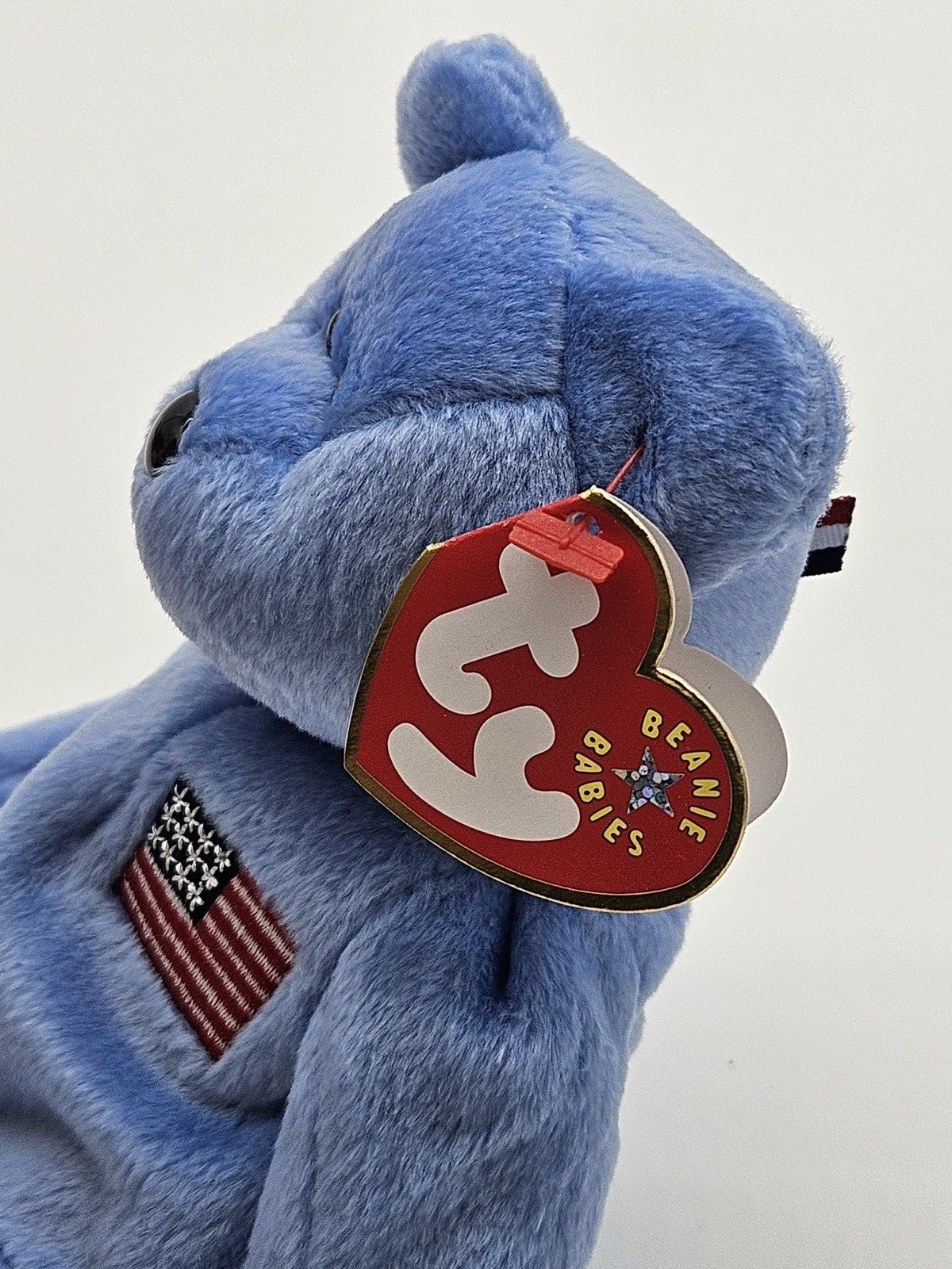 Beanie Baby America Red Cross Bear 911 Memorial  Blue 2001 MWMT NEW!!