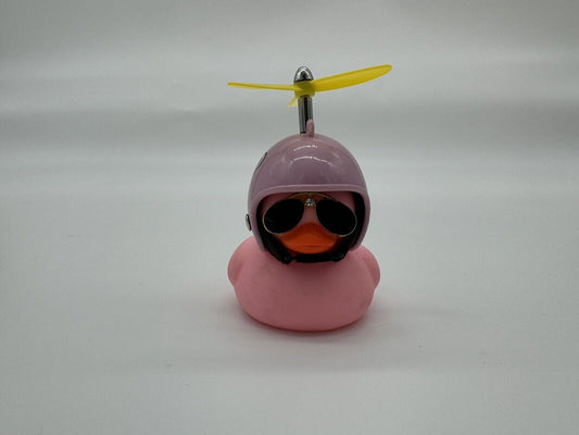 1 Mommy Bunny Helmet Pink Rubber Duckie W/ Propeller 005