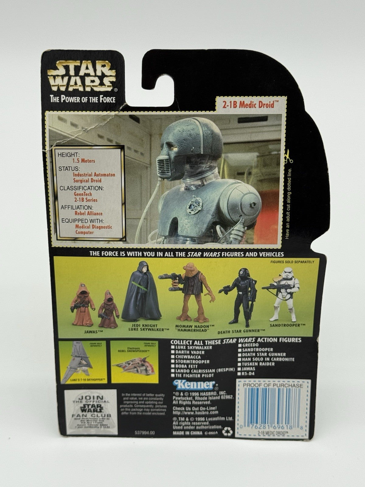 Star Wars Power Of The Force 2-1B Medic Droid Action Figure Kenner 1996 NEW