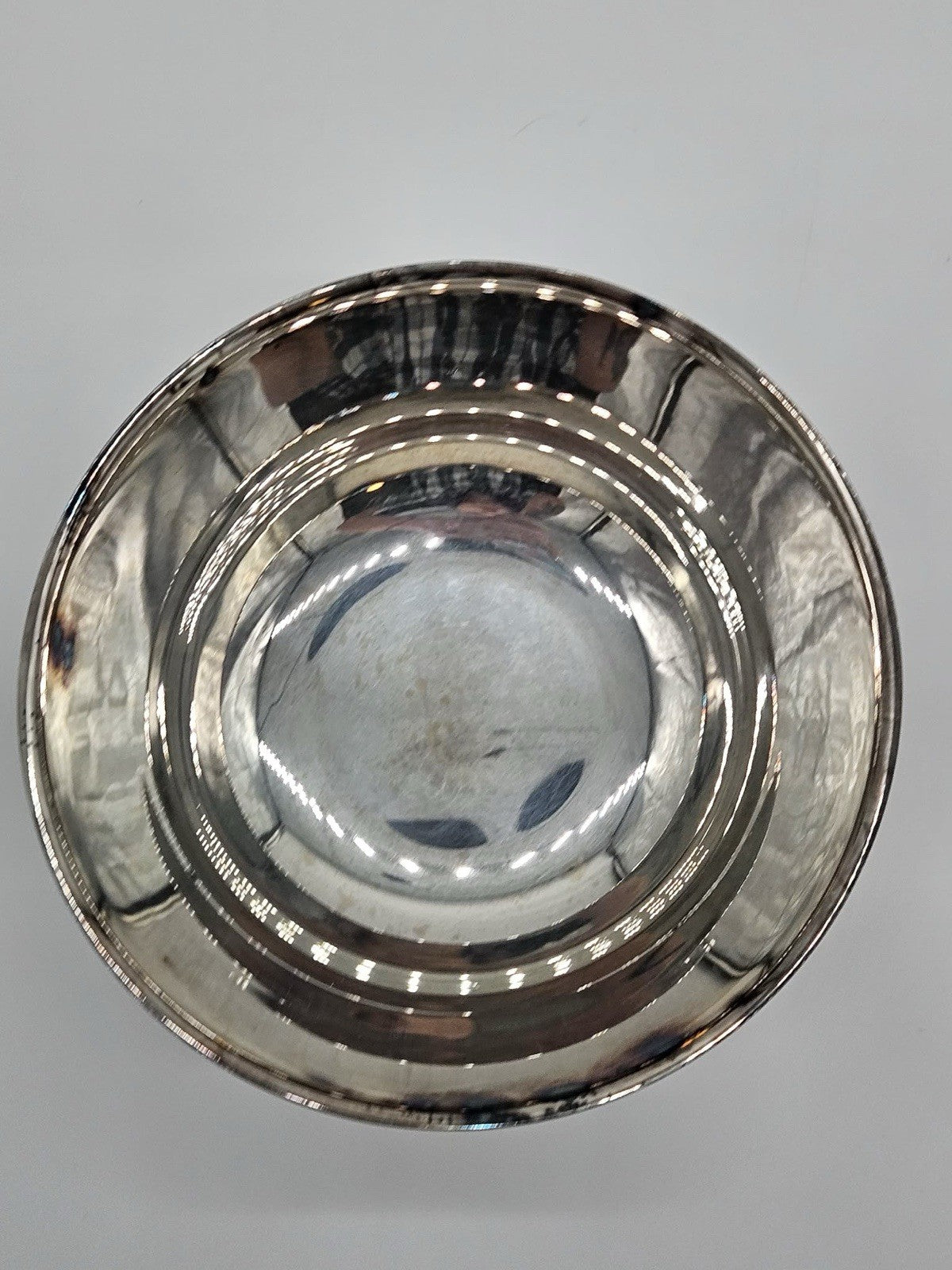 Paul Revere Reproduction Silverplate Footed Serving Bowl
