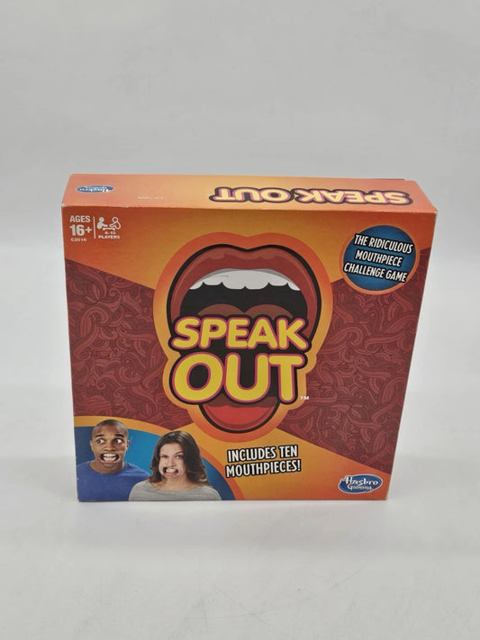 Speak Out Board Game Family Ridiculous Mouthpiece Challenge Fun Hasbro