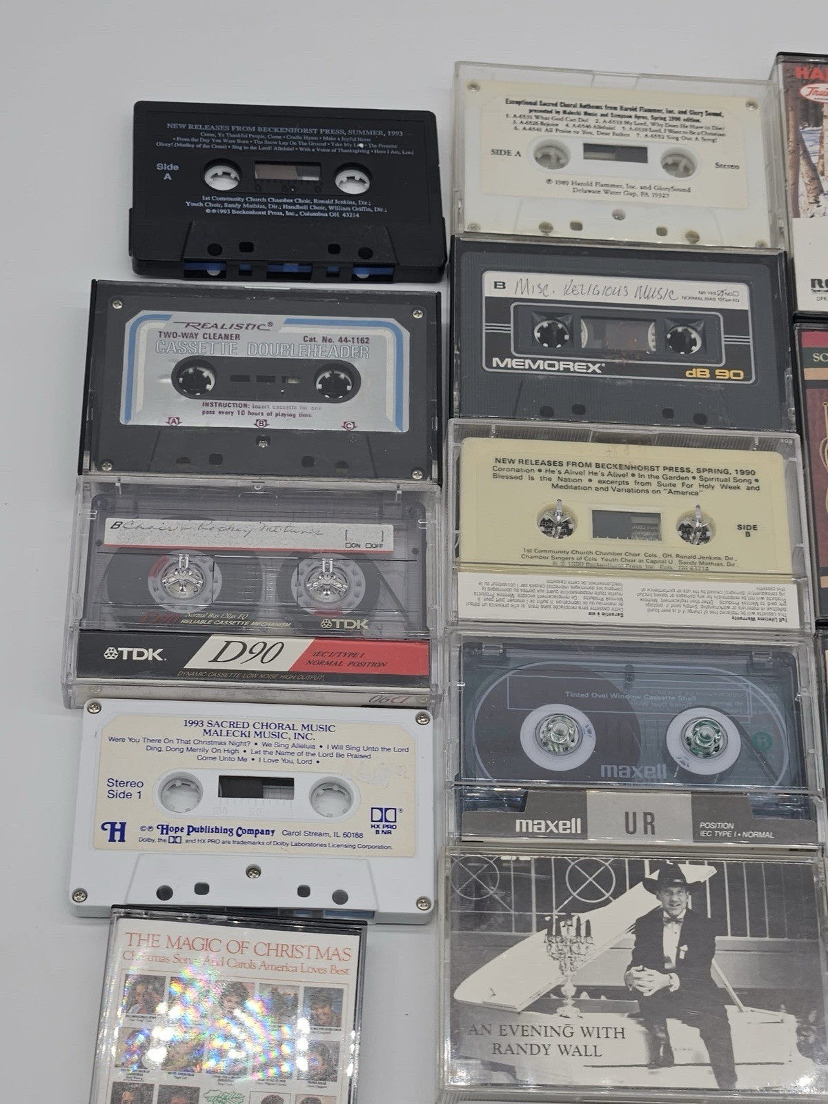 Random Lot of Vintage Cassette Tapes