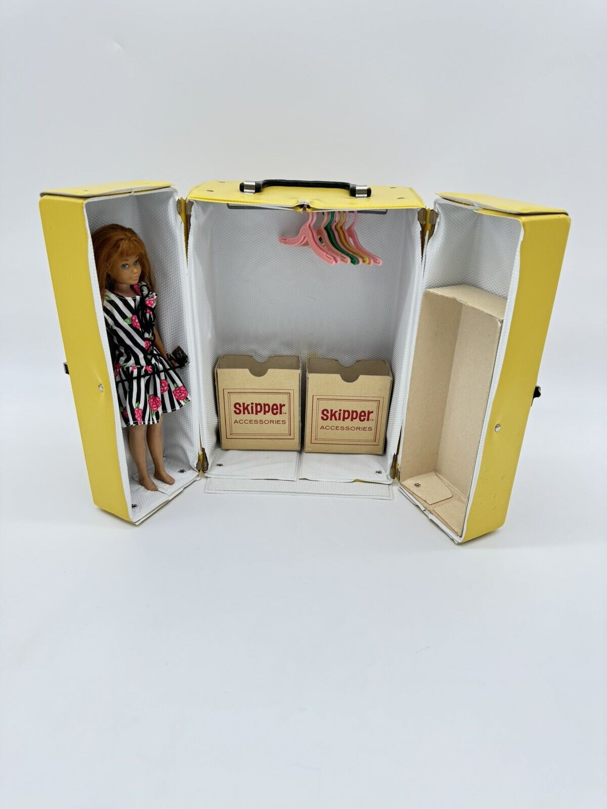 Vintage 1963 Skipper Barbie Doll Mattel with Carrying Case