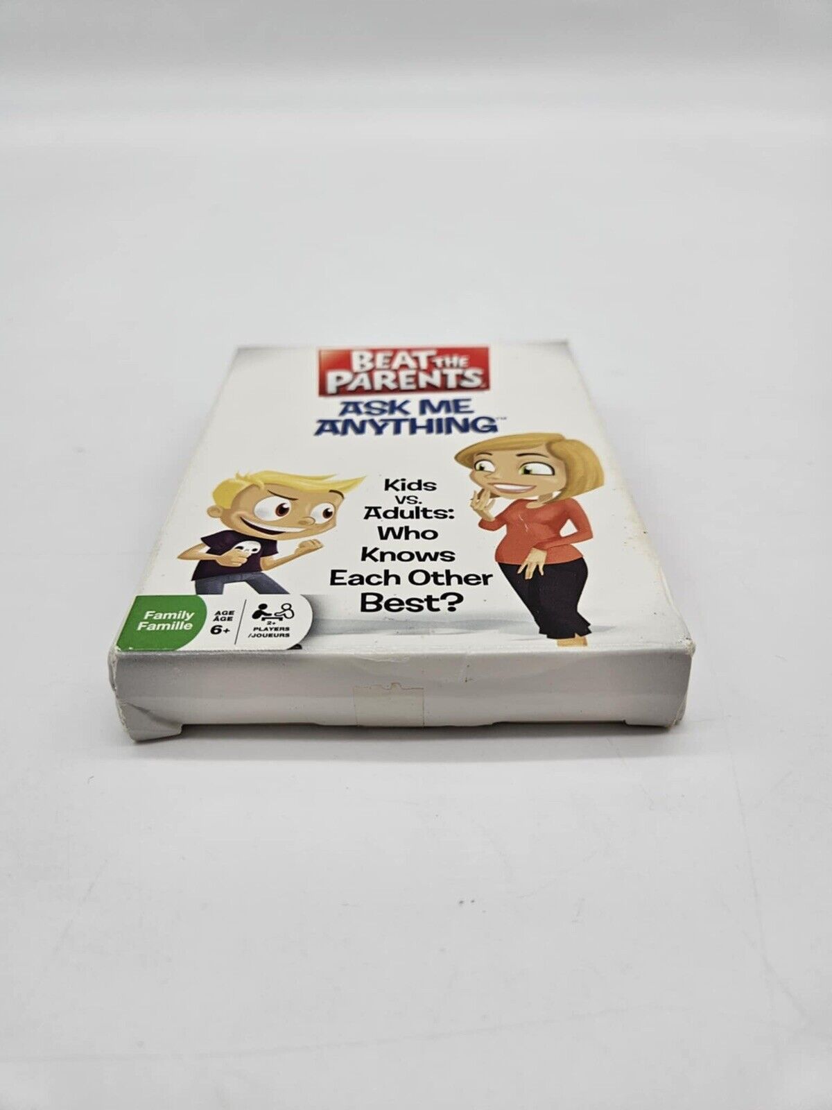 NEW Beat the Parents Card Game Ask Me Anything Kids Vs. Adults Game Night NIP