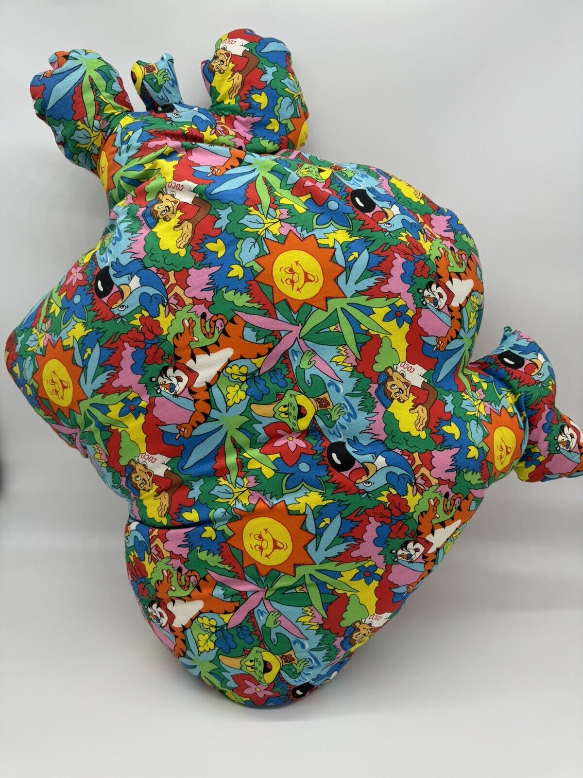 Kellogg's VTG Tony the Tiger 18" Stuffed Plush Throw Pillow Frosted Flakes