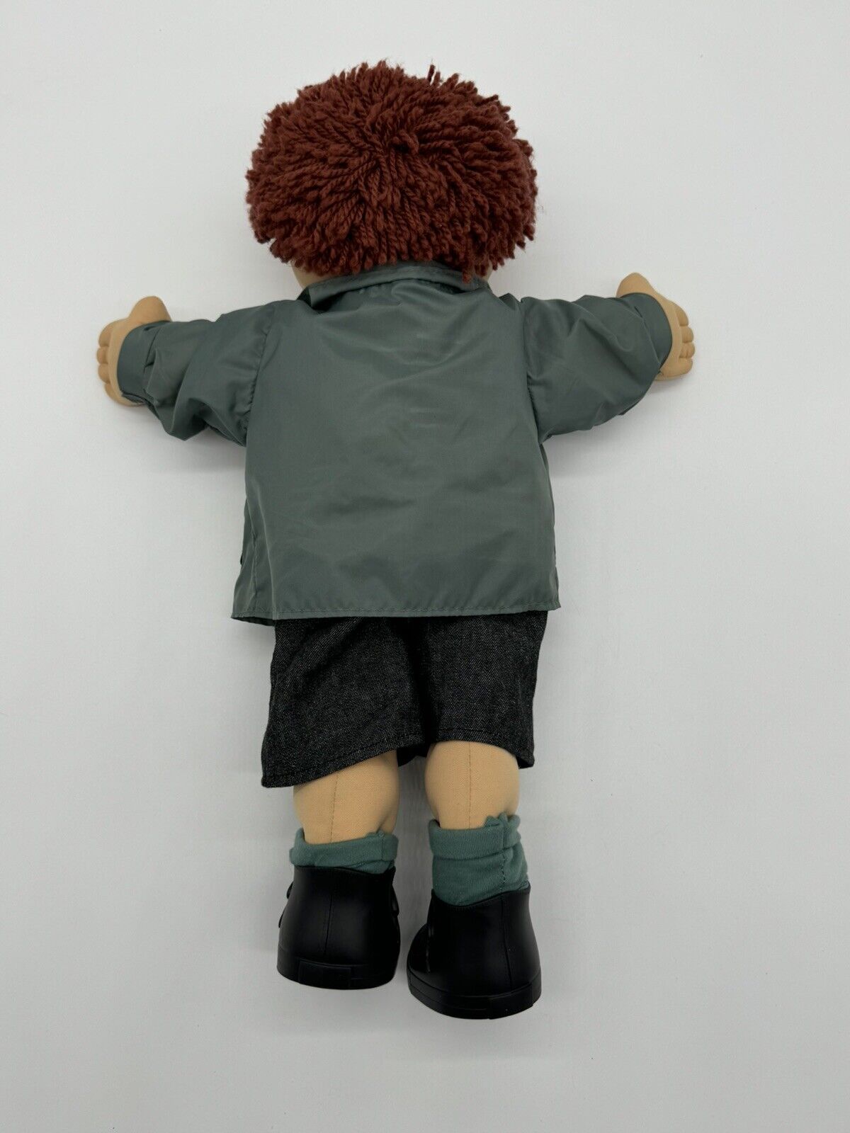 CUTE!! Vintage Cabbage Patch Kids Doll Brunette Boy w/ Blue Eyes