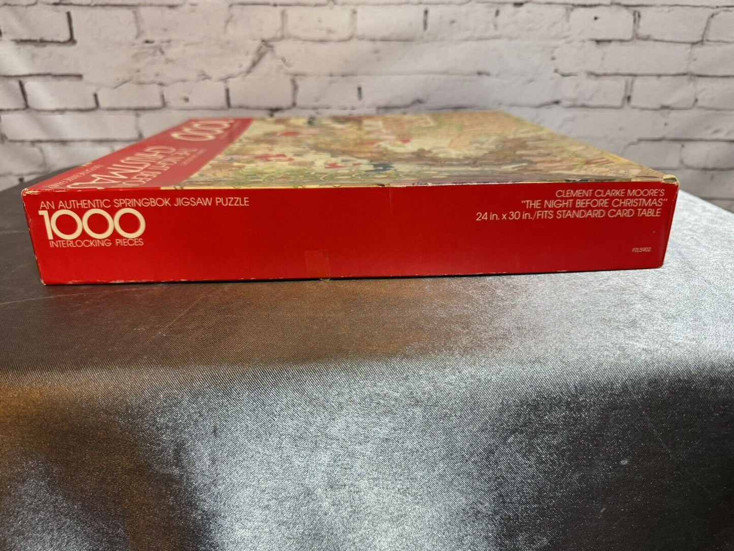 Clement Clarke Moore Twas The Night Before Christmas VTG 1975 Springbok Puzzle