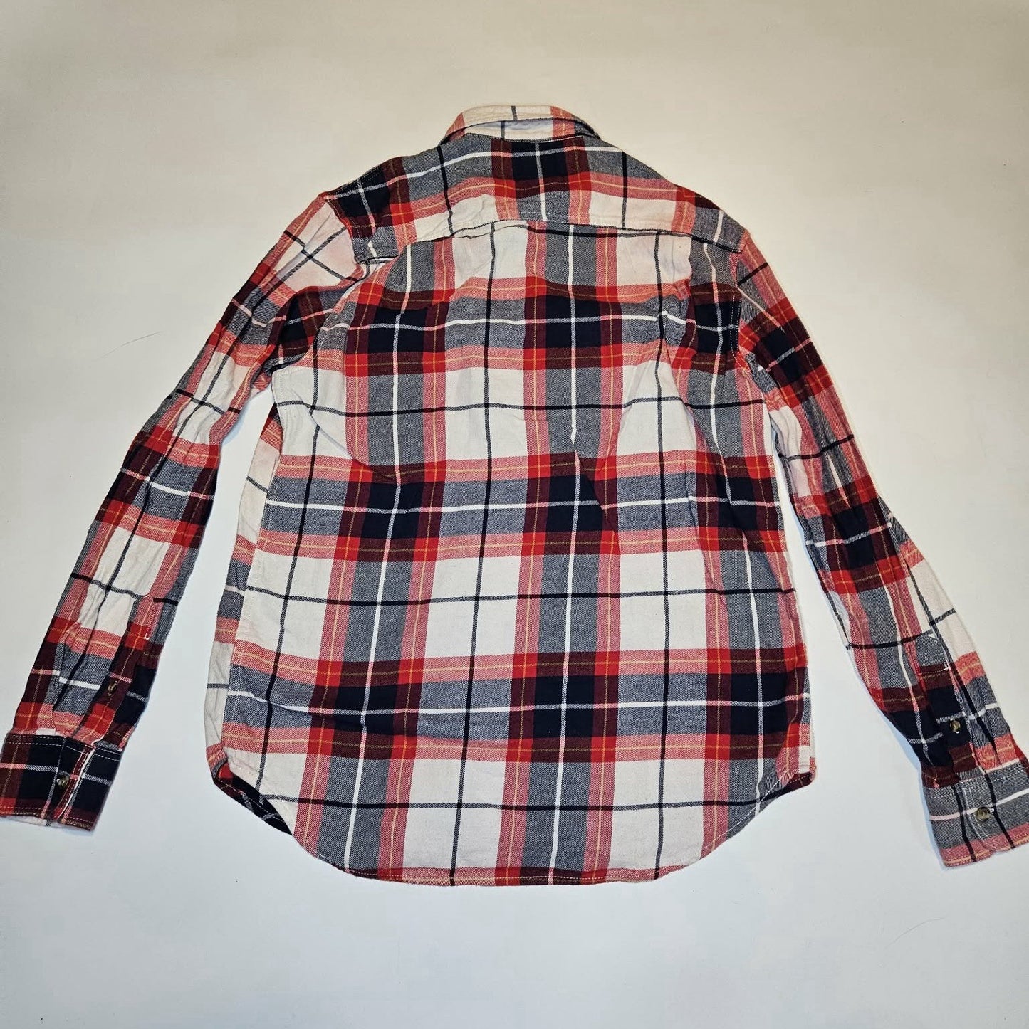 Title: Old Navy Women’s Plaid Flannel Button Front Shirt Size S Regular Fit