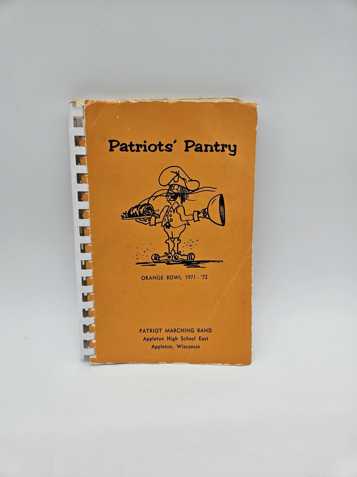 Appleton Wisconsin Cookbook High School East Patriot Marching Band Recipes VTG