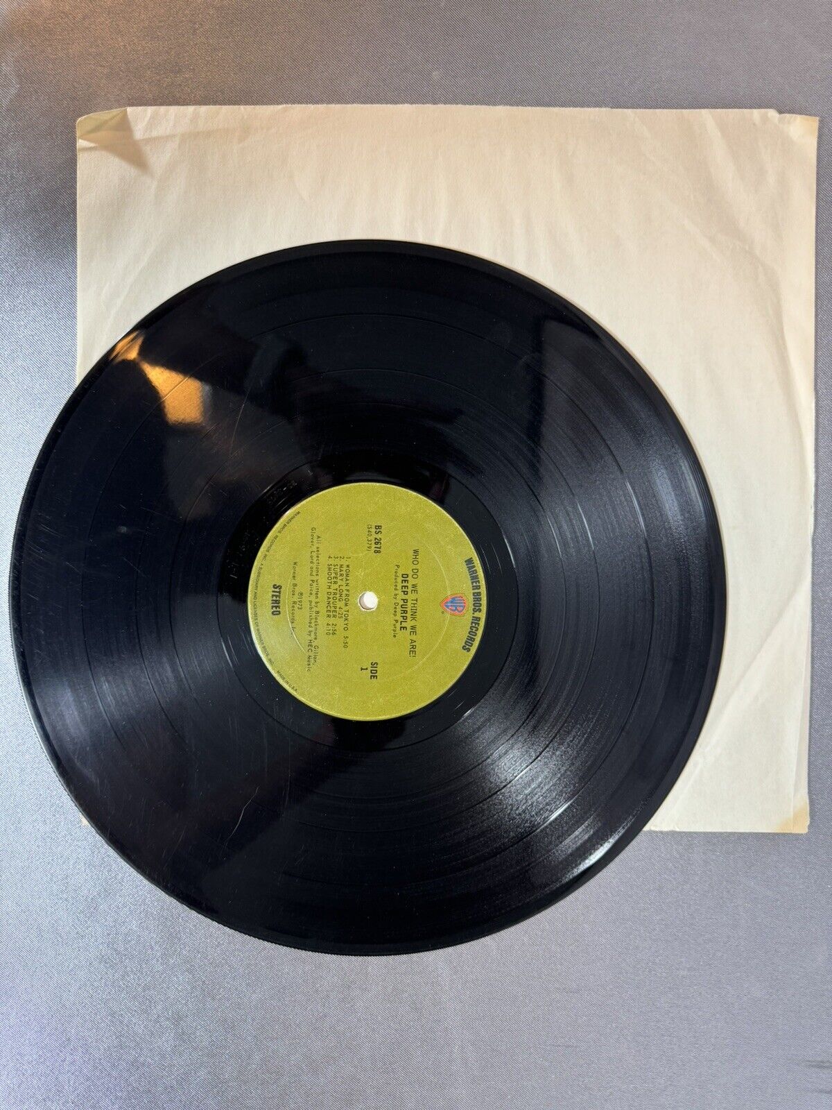 Deep Purple Who Do We Think We Are lp Original 1970 Gatefold WS 1877