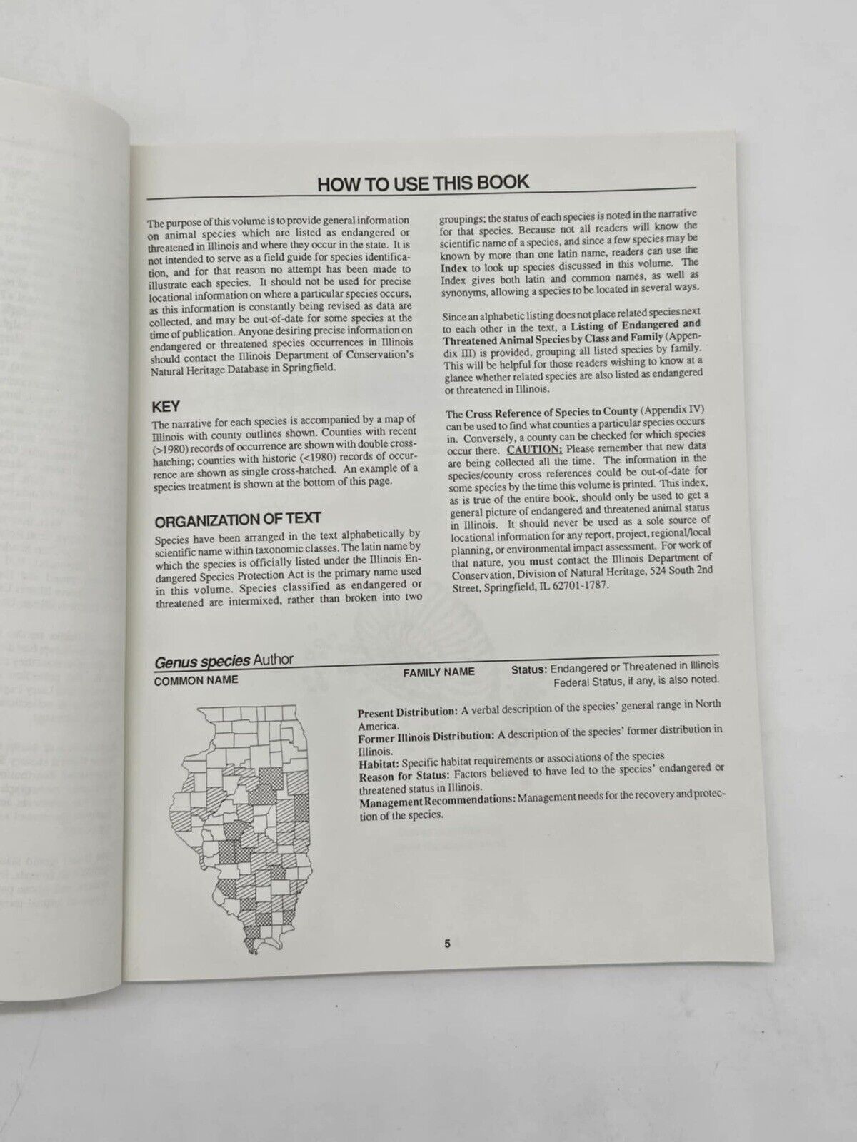 Endangered and Threatened Species of Illinois: Vol's 1&2 | 1992 ppb