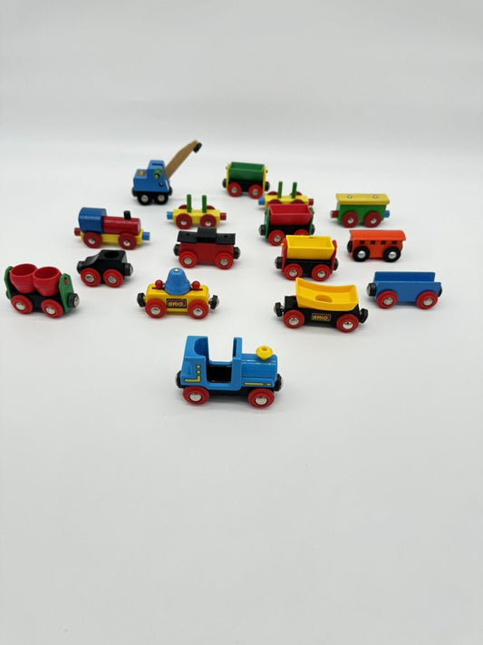 Brio Wooden Train-Vehicles Lot of 16