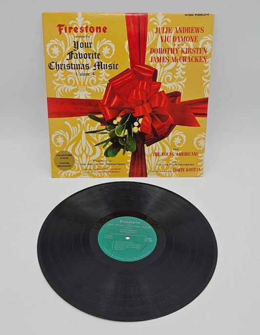 Firestone Presents Your Favorite Christmas Music Volume 4 LP Vinyl Record Album