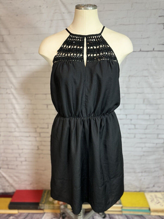 Cute! Black SZ M Express Silk Dress - WCLTH 001
