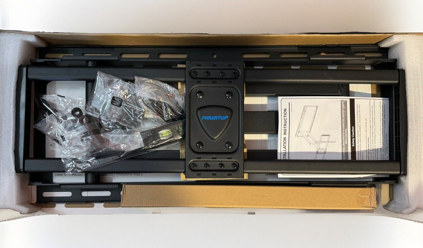 MOUNTUP Full Motion 42'' - 70'' TV Wall Mount - Black (MU0028)