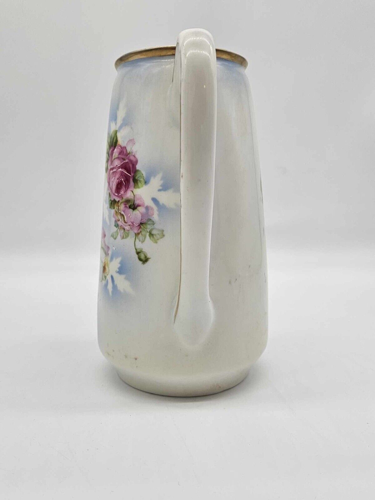 ANTIQUE  GERMANY CHOCOLATE POT Floral