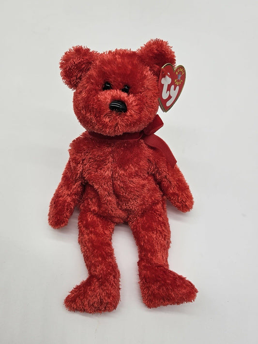 Ty Beanie Baby Sizzle the Bear  DOB August 25, 2001 MWMT