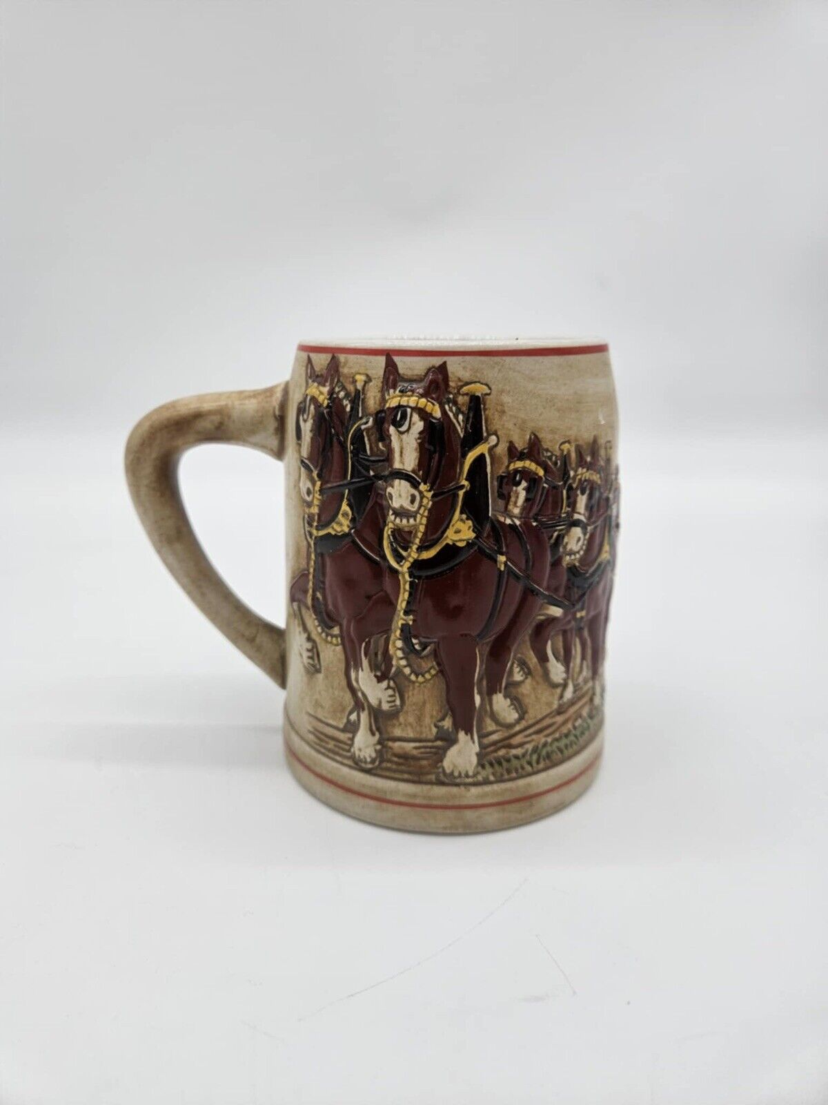 1976 Budweiser CSL9 Champion Clydesdales & Wagon Stein