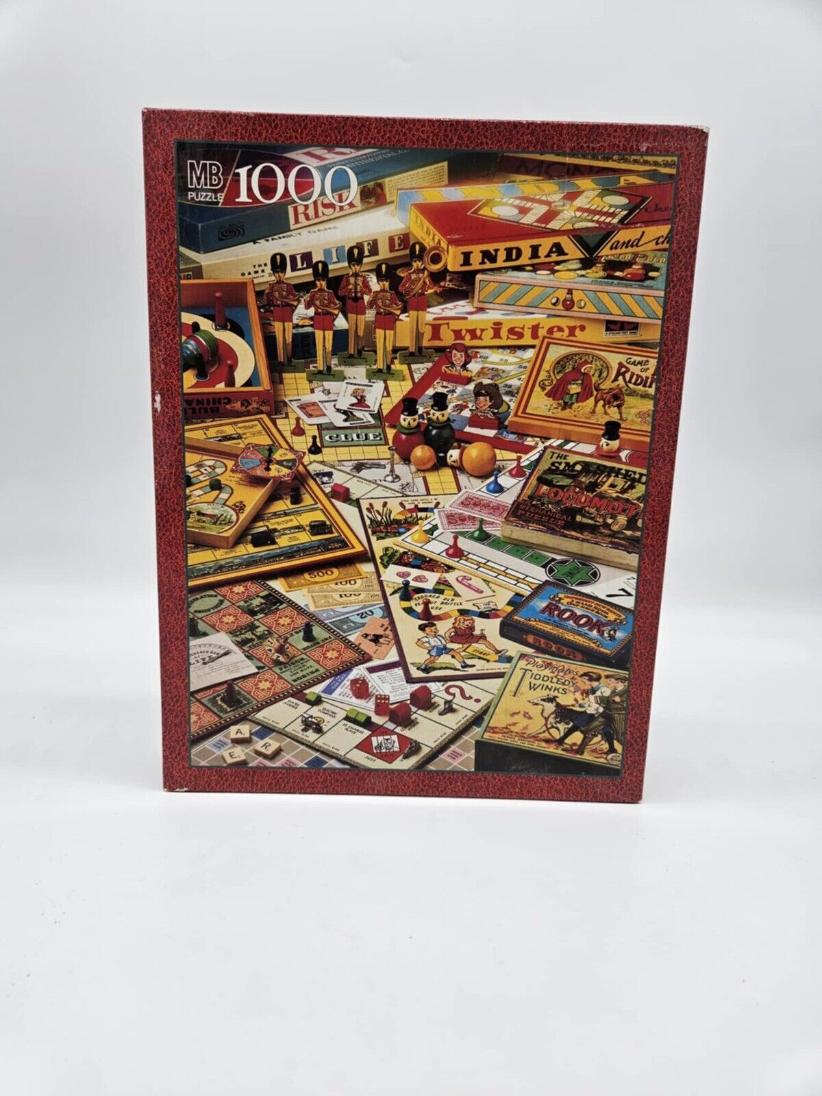 NIB 1995 MILTON BRADLEY 1000 PIECE "THE GAMES OF YOUR LIFE" JIGSAW PUZZLE