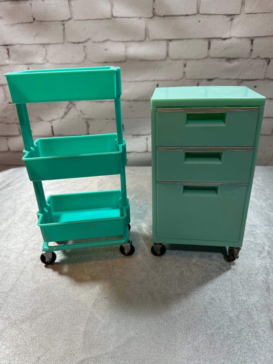 Our Generation Doll Academy School File Cabinet & Pet Grooming Cart VTY 002