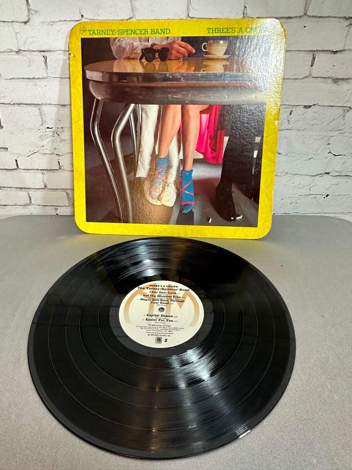 TARNEY/SPENCER BAND, Three's A Crowd USA New Sealed Old Stock LP