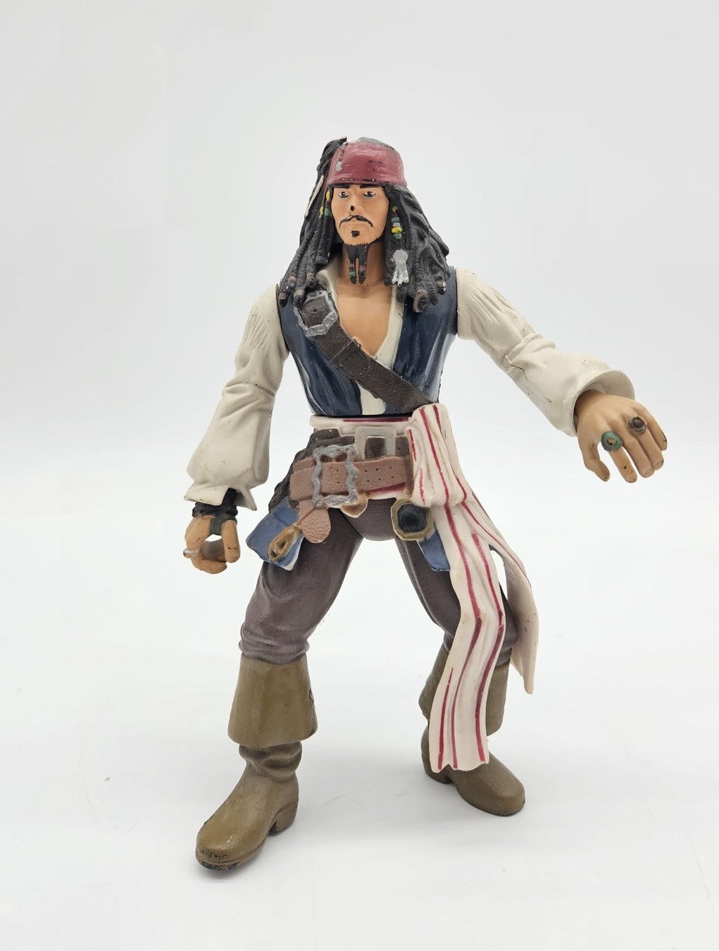 Pirates Of The Caribbean Captain Jack Sparrow 7" Action Figure Zizzle Disney