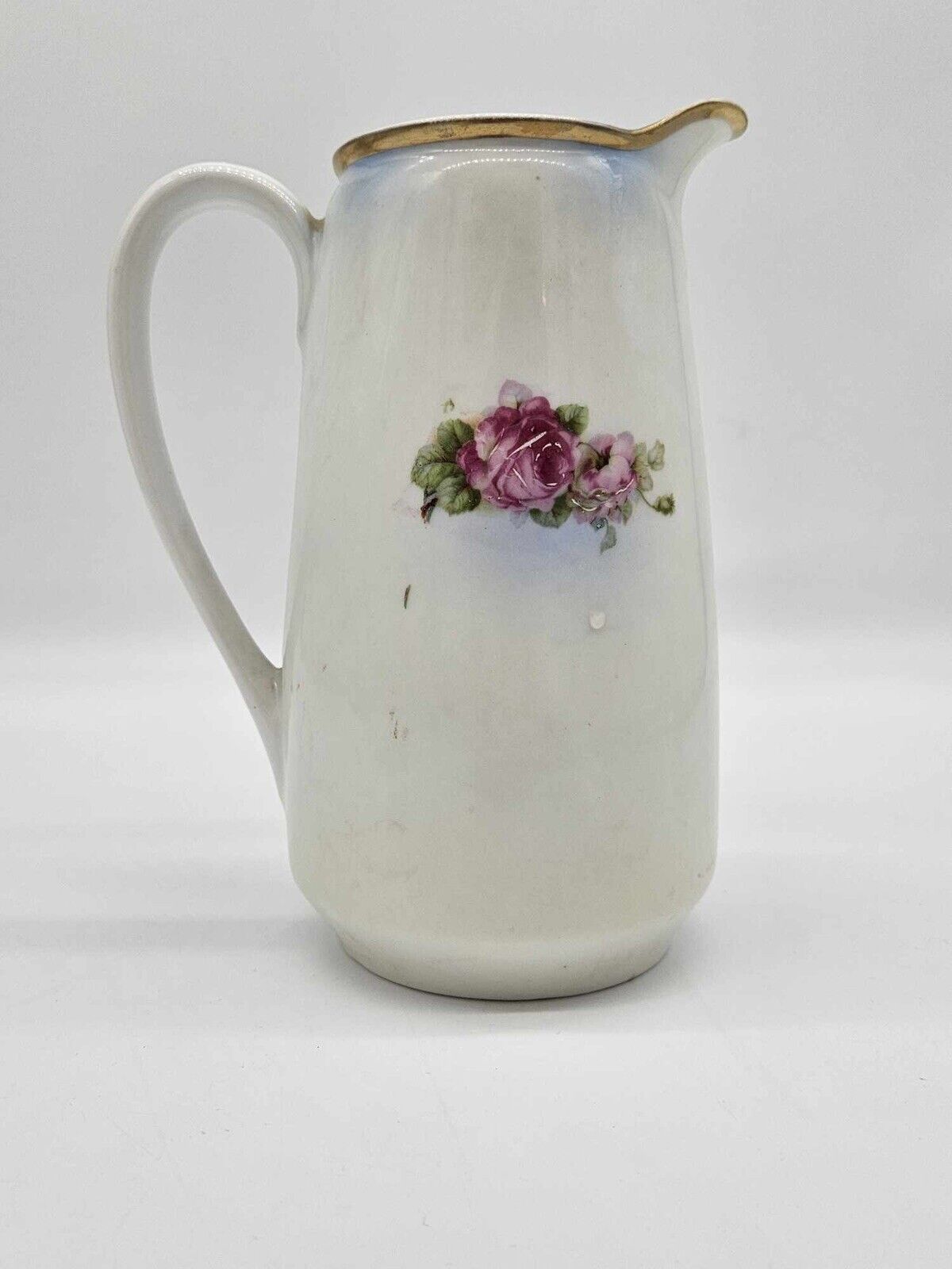 ANTIQUE  GERMANY CHOCOLATE POT Floral