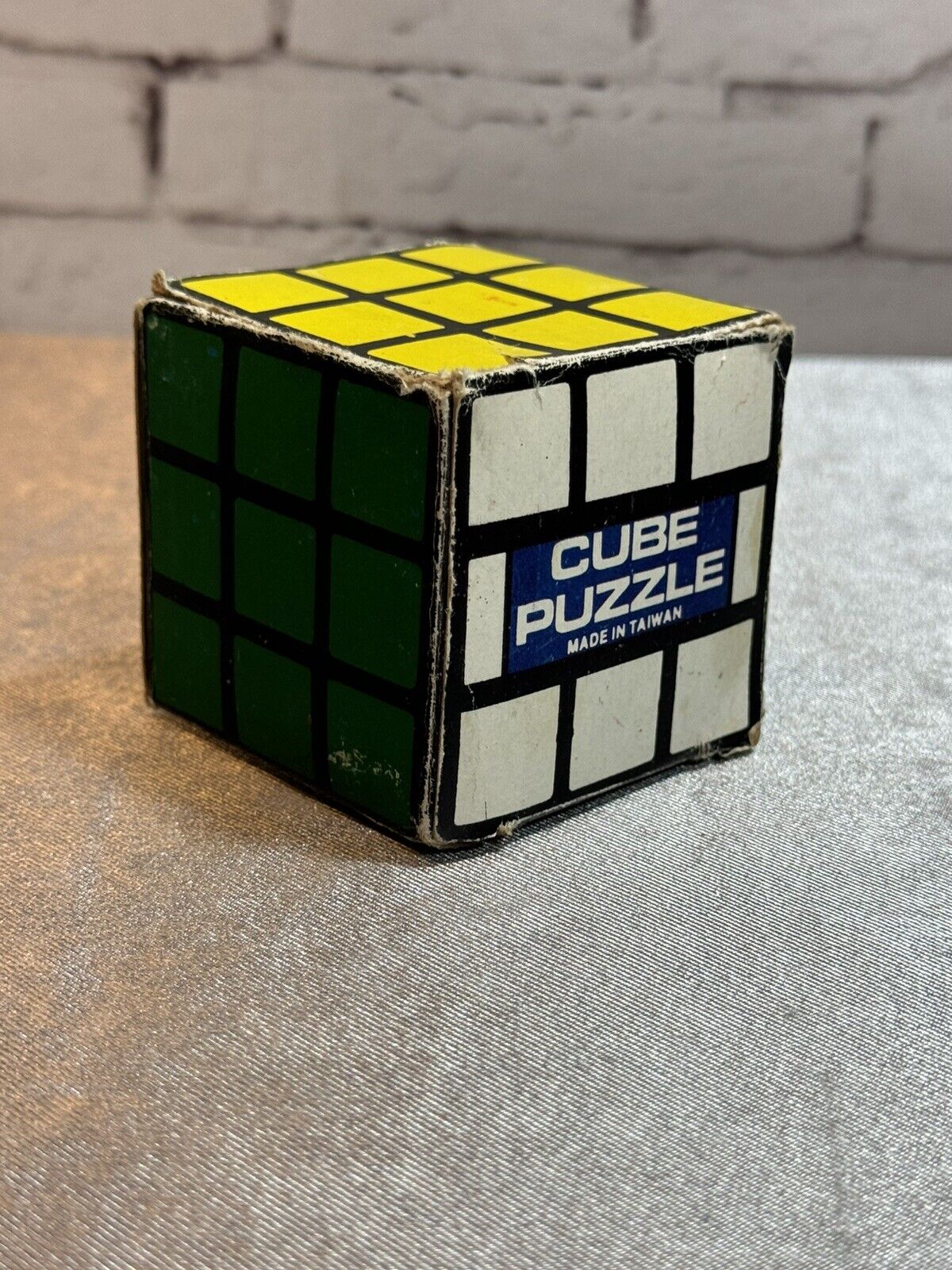 Vintage 1981 Rubiks Cube Puzzle Chadwick Miller #95205 With Original Box