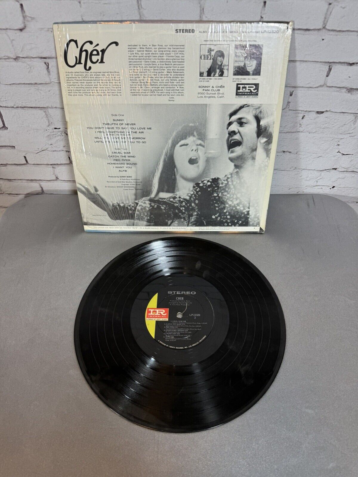 CHER--INCLUDES SUNNY AND ALFIE--VINYL ALBUM