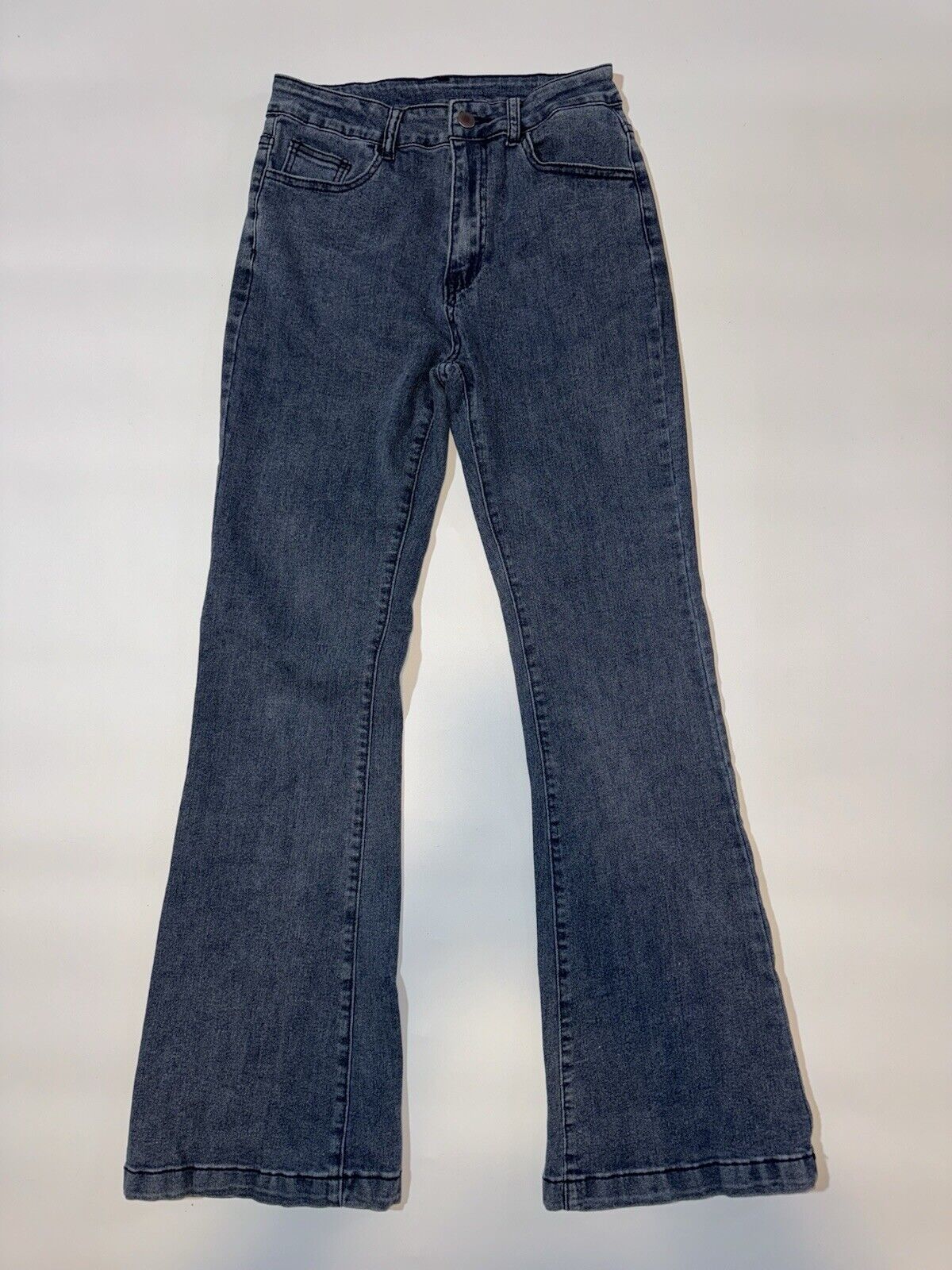 Vintage 90s Denim Blue Fulunzi FLARE Jeans Sz M
