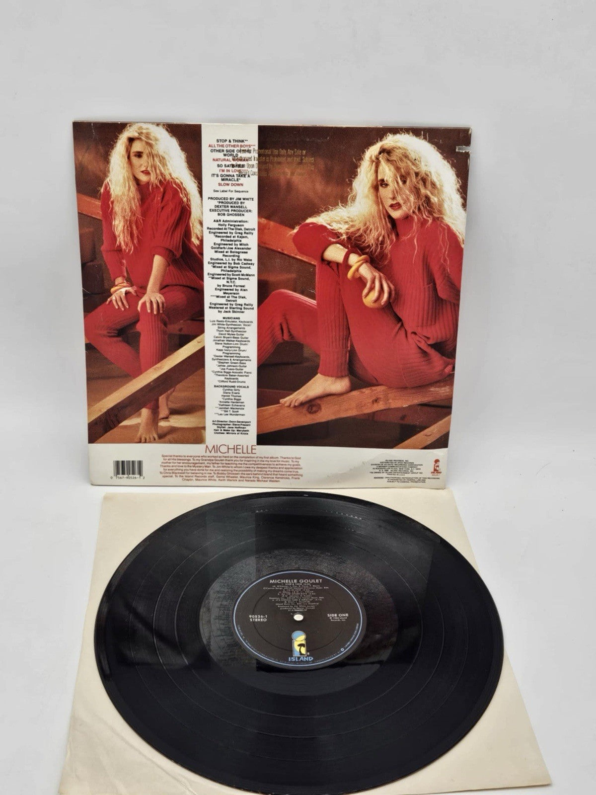 Michelle Goulet s/t self-titled LP Island 1986 EX