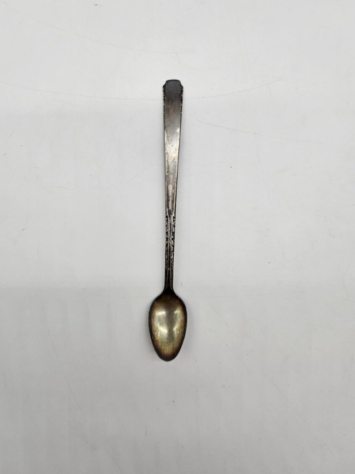 Vintage Gerber Winthrop Silver Plate Baby Spoon; Baby Face on Handle; 51/2"