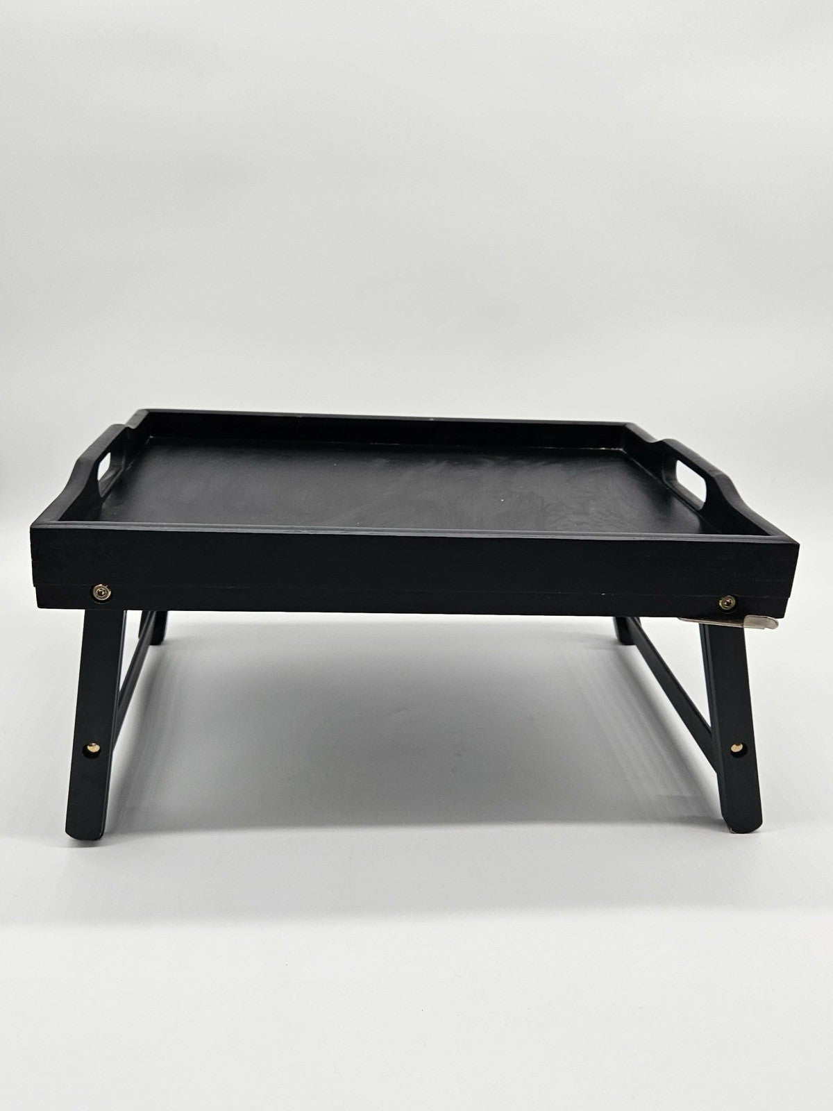 Bamboo Bed Tray Table with Folding Leg, Breakfast in Bed Tray for Eating,Kitchen