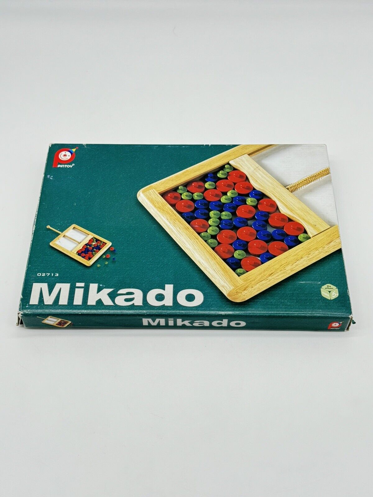 Mikado Horizontal Wooden Board Game 2004 Pintoy Skill & Steady Hand Thailand