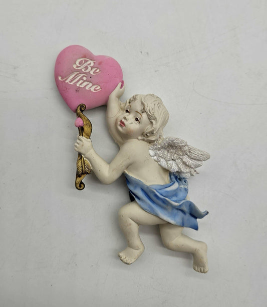 Vintage Roman Angel w/ Heart Valentines Magnet