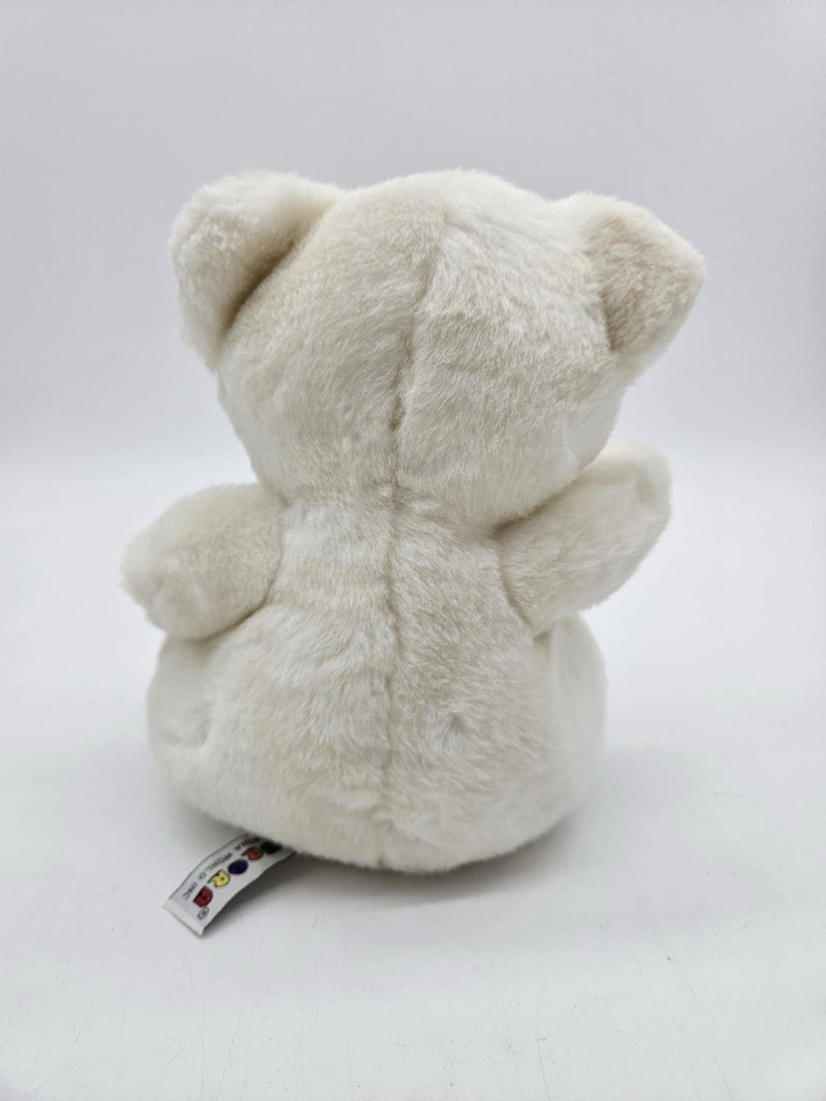 Vintage Aurora Beary Friends BUZZ 10" White Teddy Bear Plush Stuffed Animal Toy