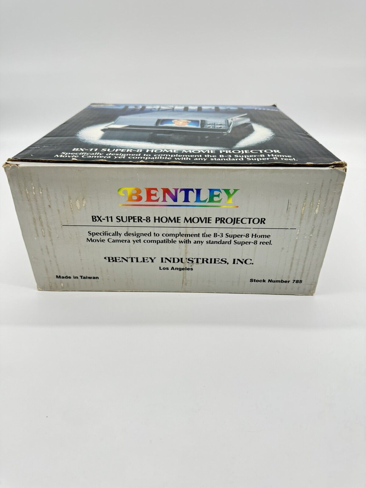 Bentley BX-11 Super 8 Home Movie Projector With Original Box And Manual