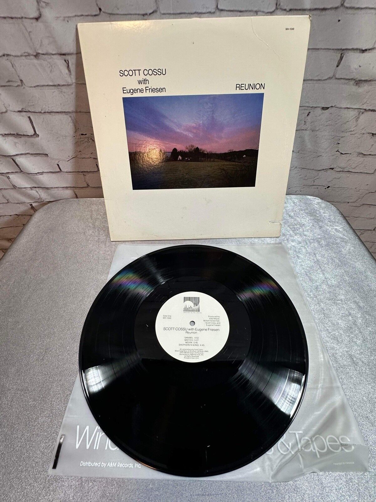 SCOTT COSSU WITH EUGENE FRIESEN – REUNION LP 33 RPM VINYL