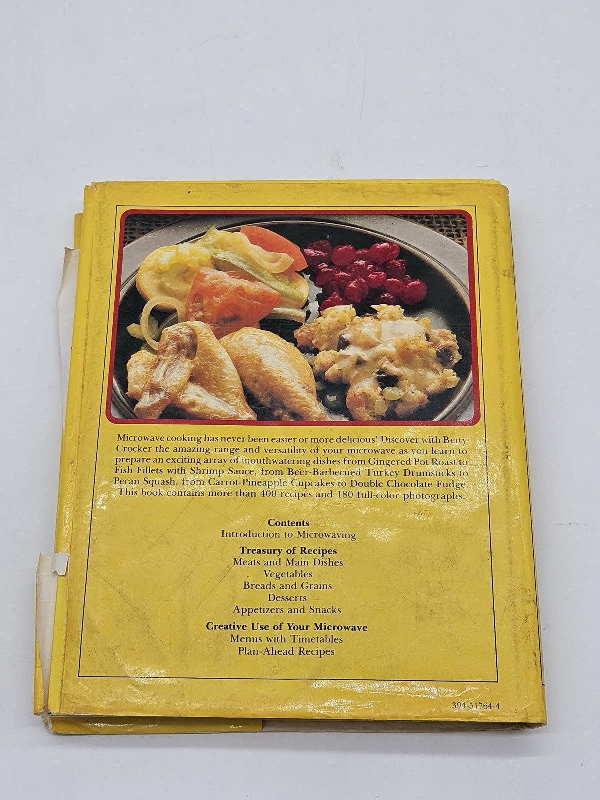 Vintage 1981 Betty Crocker's Microwave Cookbook Recipe Book Hard Cover