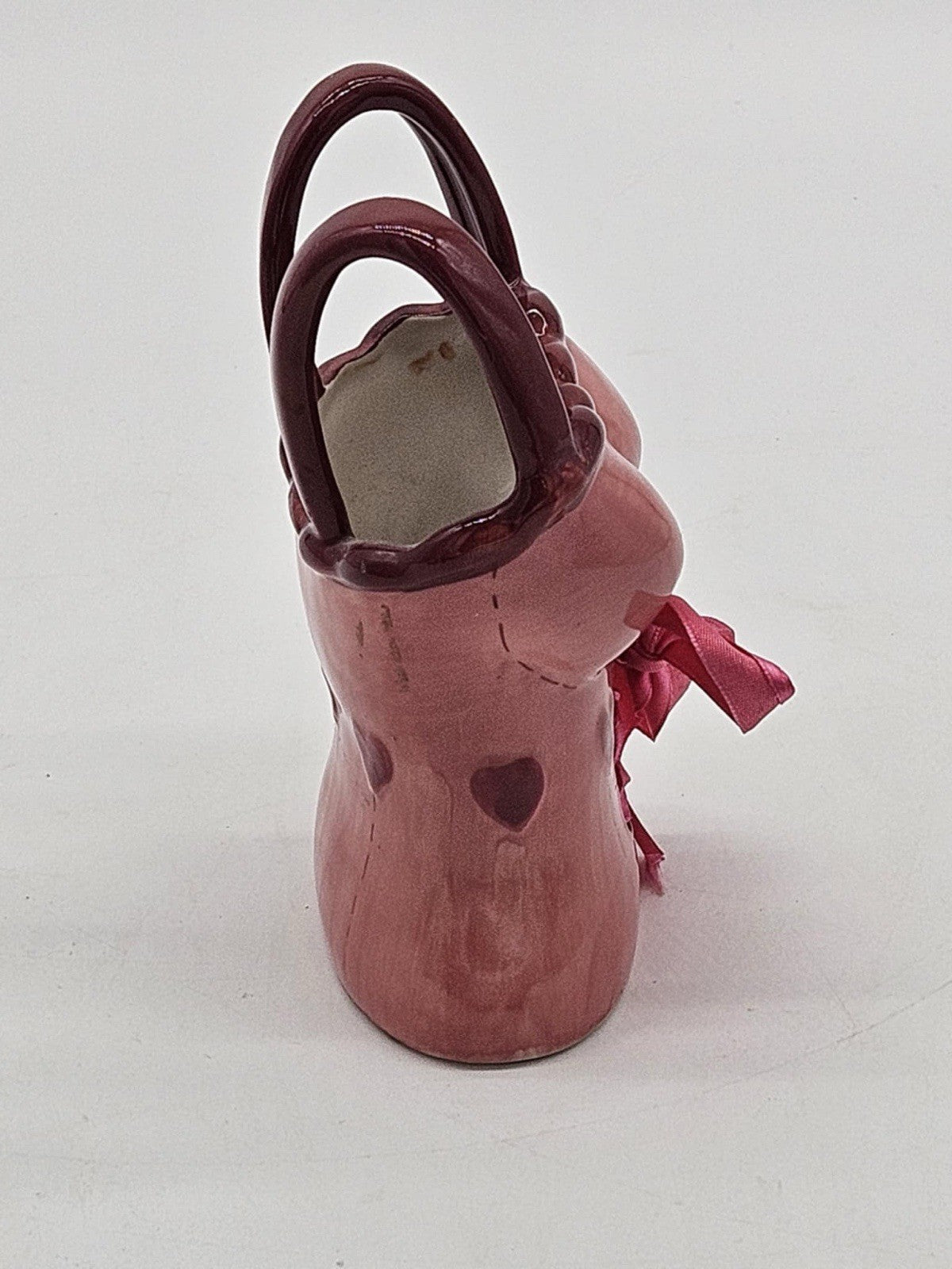 Pink Ruffled Corset Flower Pot