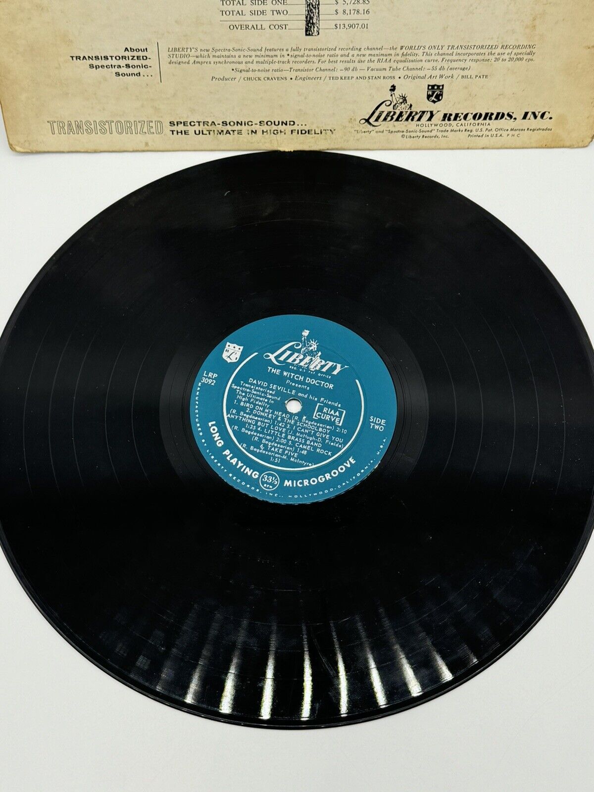 RARE LP David Seville...and his friends "The Witch Doctor" Liberty Mono LRP 3092