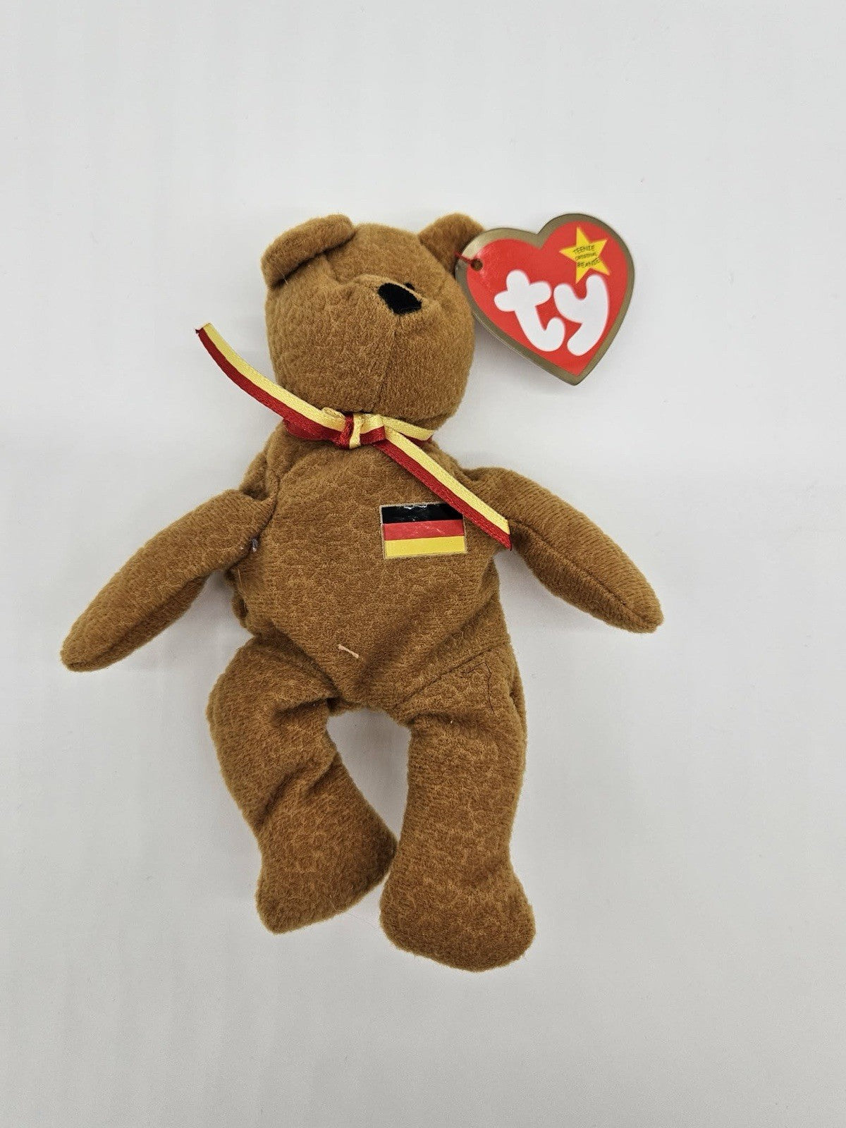 Ty Beanie Baby Germania 1999 Brown Bear Plush Doll Toy With Tag